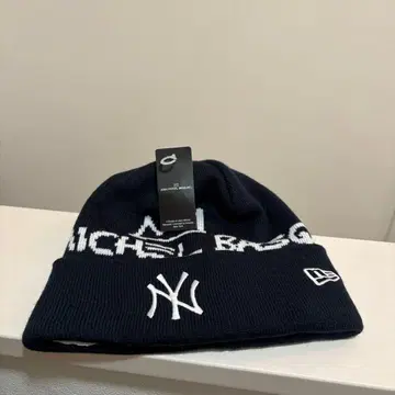NEWERA 마이클 베이스쿼트 니트 모자 네이비