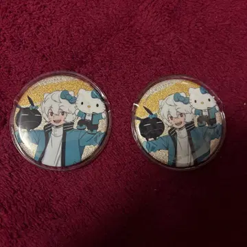 월드 트리거 쿠가 유마 캔뱃지 산리오