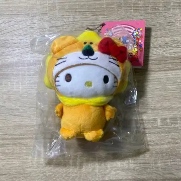 산리오 타베코 동물 인형옷 마스코트 라이온군 x 헬로키티