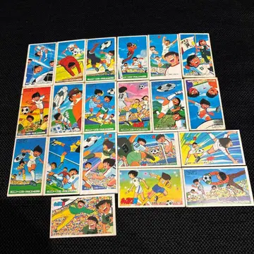 쇼와 레트로 캡틴 츠바사 딱지 총 20장 세트