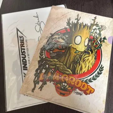 [ 새상품 ] 어벤져스 가디언즈 오브 갤럭시 클리어 파일 2장 세트