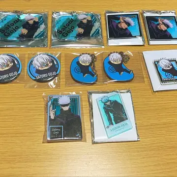 주술회전 고죠 고죠 사토루 아크릴 키링 러버 키링 거울