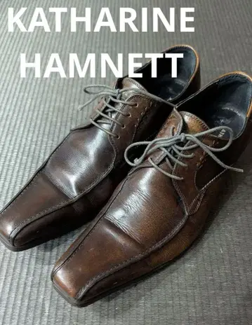KATHARINE HAMNETT 캐서린 햄넷 가죽 신발 스퀘어 25