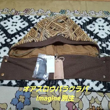 미사용 새상품 오어슬로우 발라클라바 Imagine 별주 리버서블