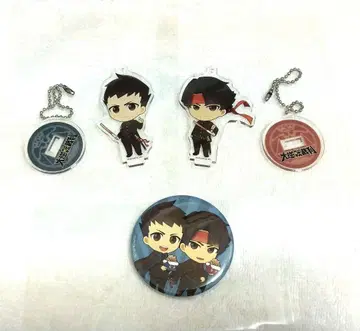 대역전재판 나루호도 류노스케 아소기 카즈마 아크릴 스탠드 캔뱃지