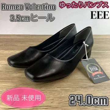 펌프스 블랙 오피스 포멀 취업활동 로우힐 24.0cm