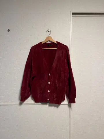 HARE 레드 가디건 S 사이즈