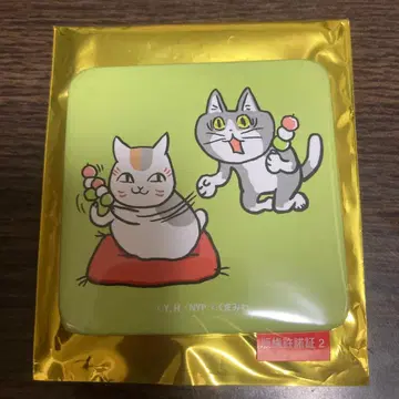 나츠메 우인장 캔뱃지 컬렉션 냥코 선생님과 일하는 고양이