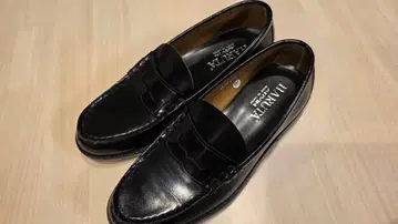 HARUTA 블랙 로퍼 남성용(26cm)