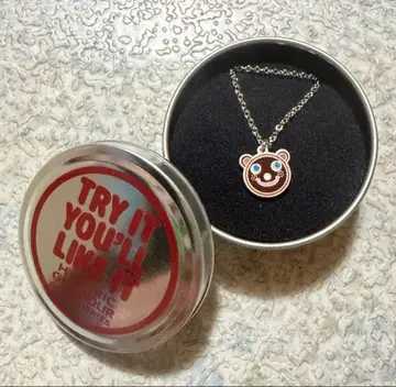 HYSTERIC GLAMOUR 도넛 베어 모티브 목걸이 캔 케이스 포함