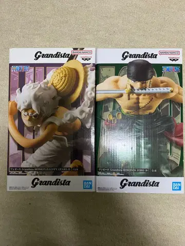 원피스 Grandista 루피 기어5 니카 & 로로노아 조로 피규어