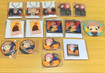 주술회전 이타도리 유우지 아크릴 키링 캔뱃지 슬라이드 거울