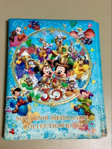 디즈니 수베니어 메달 55개 30주년 케이스 푸우 케이스 포함