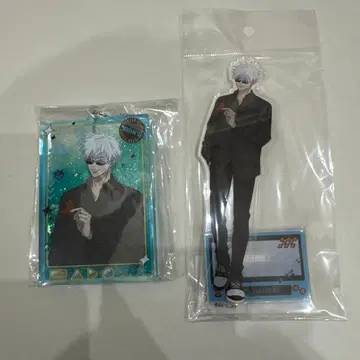 주술회전 신규 일러스트 고죠 사토루 아크릴 스탠드 아크릴 키링