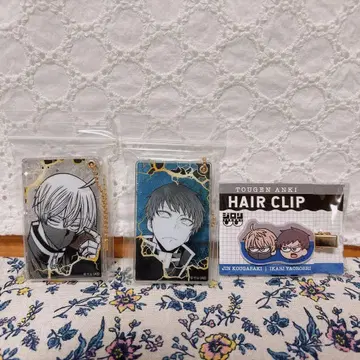 도원암귀 코우고자키 진 야오로시 이카리 슬라이드 아크릴 헤어 클립