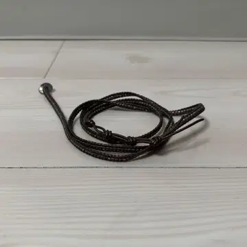 찬 루 브라운 가죽 팔찌 ifsixwasnine