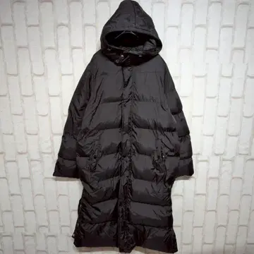 고품질 DAZY SHEIN 후드 패딩 자켓 롱 기장 블랙 S