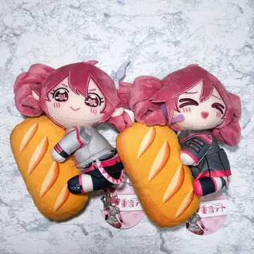 카사네 테토 프랑스빵 봉제 인형 전 2종