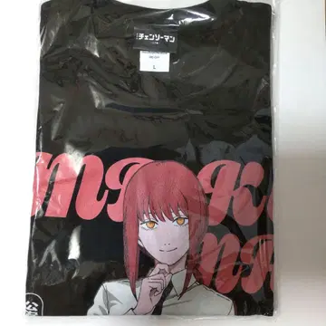 체인소 맨 마키마 T셔츠 블랙 L 극장판 레제편