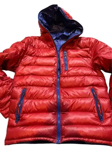 리버서블 다운 자켓 레드/블루