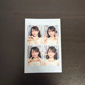 =LOVE 노구치 이오리 4컷 포토 카드 보석 의상