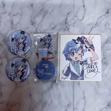 프리파라 도로시 웨스트 아크릴 스탠드 캔뱃지 색지