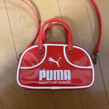 PUMA 레드 핸드백