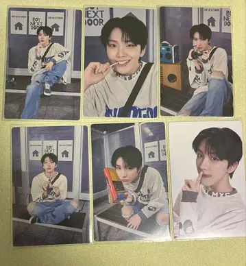 boynextdoor 운학 노크온 트레이딩 카드 컴플리트 세트