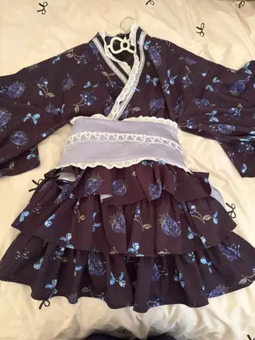 에이엔케이 유카타 드레스 히메갸루 양산 지뢰