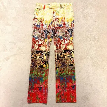 90s Jean Paul Gaultier Comic Print Pants