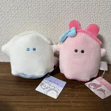 [ 2개 세트 ] 산리오 오바케누 봉제 인형 시나모롤 마이멜로디