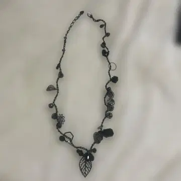 토쿠코 프리미어볼 보헤미안 스타일 목걸이 블랙