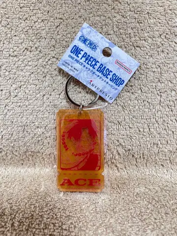 ONE PIECE BASE SHOP 티켓 키링 에이스