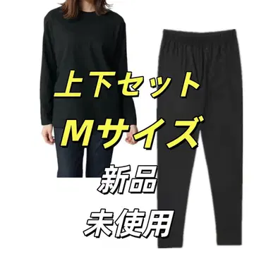 리라이브 셔츠 코튼 긴팔 무지 & 여성용 스패츠 상하의 세트 M