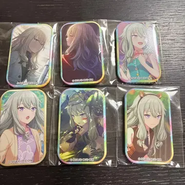 프로세카 쿠사나기 네네 스퀘어 캔뱃지 6개 중고