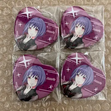 뱅드림 아모리스 하트 캔뱃지