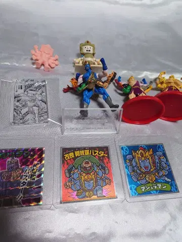 아수라만 굿즈 9개 세트 묶음 판매 씰 미니 피규어 아크릴 블록