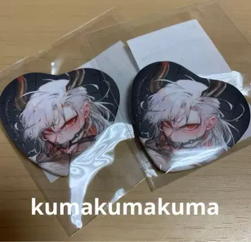 지옥의 어디가 나빠? 제비뽑기당 C상 하트 캔뱃지 사탄