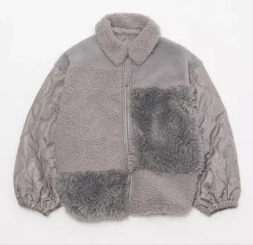 Niko and - 패치워크 보아 블루종