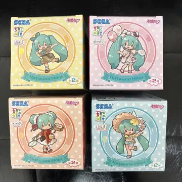 하츠네 미쿠 시리즈 후와푸치 초코노세 미니 피규어 '하츠네 미쿠' 4개