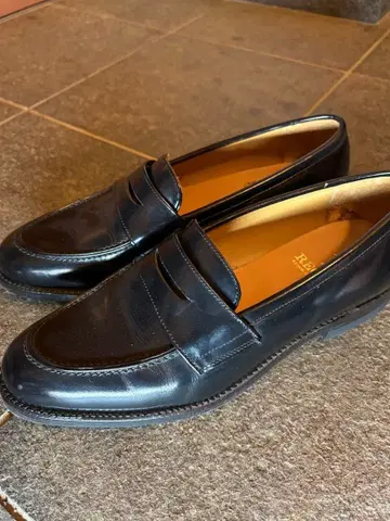 REGAL 블랙 가죽 로퍼