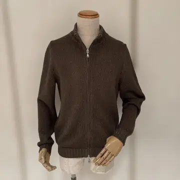 바피 / 드라이버 니트 / 카키 브라운 / 50