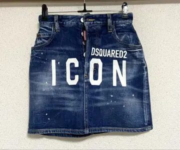 DSQUARED2 ICON 데님 미니 스커트