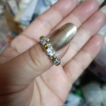 S925 순은 투톤 반지