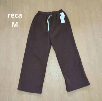 reca 코듀로이 안감 플리스 이지 팬츠 M 브라운