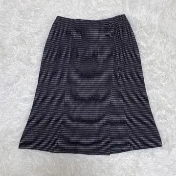크리스찬 오자르 미디 스커트 M 올 패턴 이토킨 코튼 면 타이트