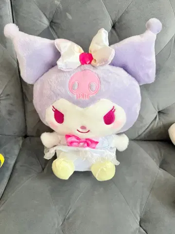 새상품 산리오 쿠로미 봉제 인형 리본 포함