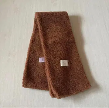 한국 브랜드 Planet SEOUL 롱 머플러 브라운