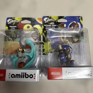 새상품 Splatoon amiibo 피규어 2체 세트