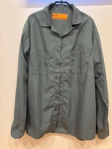 CHALLENGER 긴팔 셔츠 워크 셔츠 L 사이즈 파이어 패턴